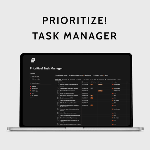 Prioritize! Task Manager