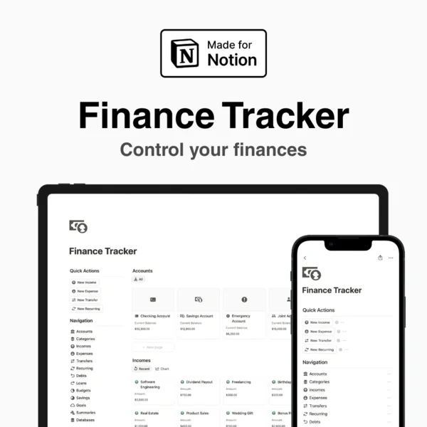 Notion Finance Tracker