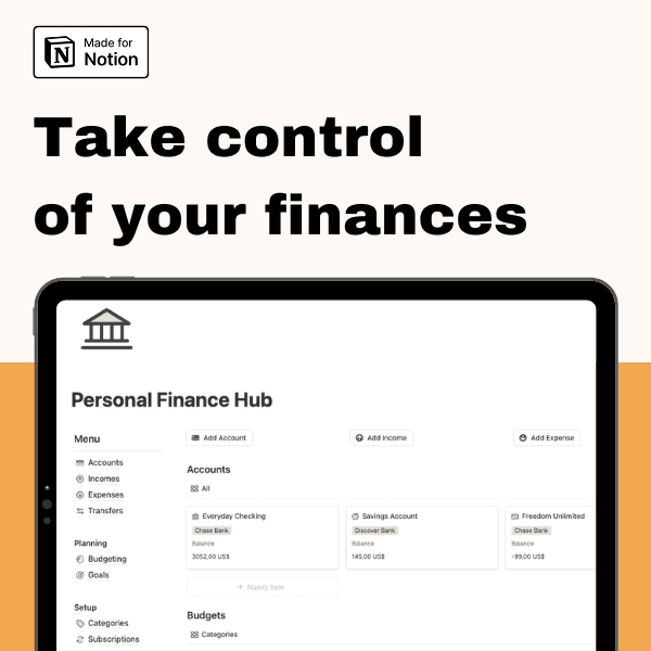 Personal Finance Hub