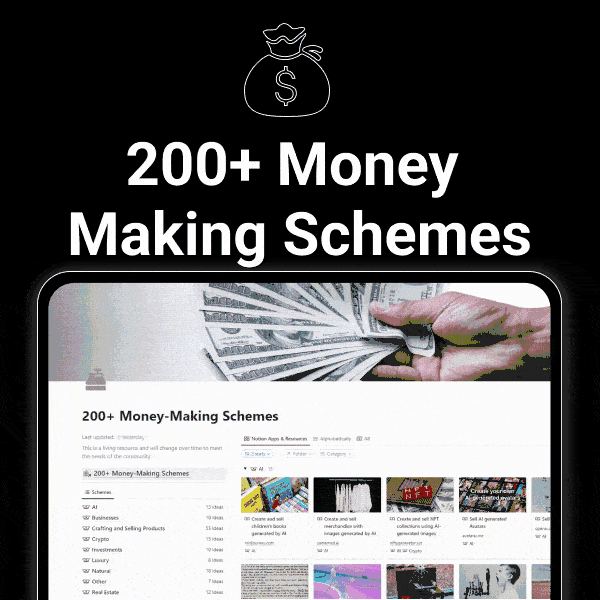 200+ Money Making Schemes