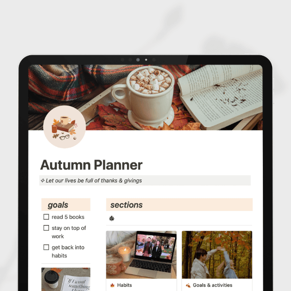 Autumn Planner for a Cozy Fall 🍁