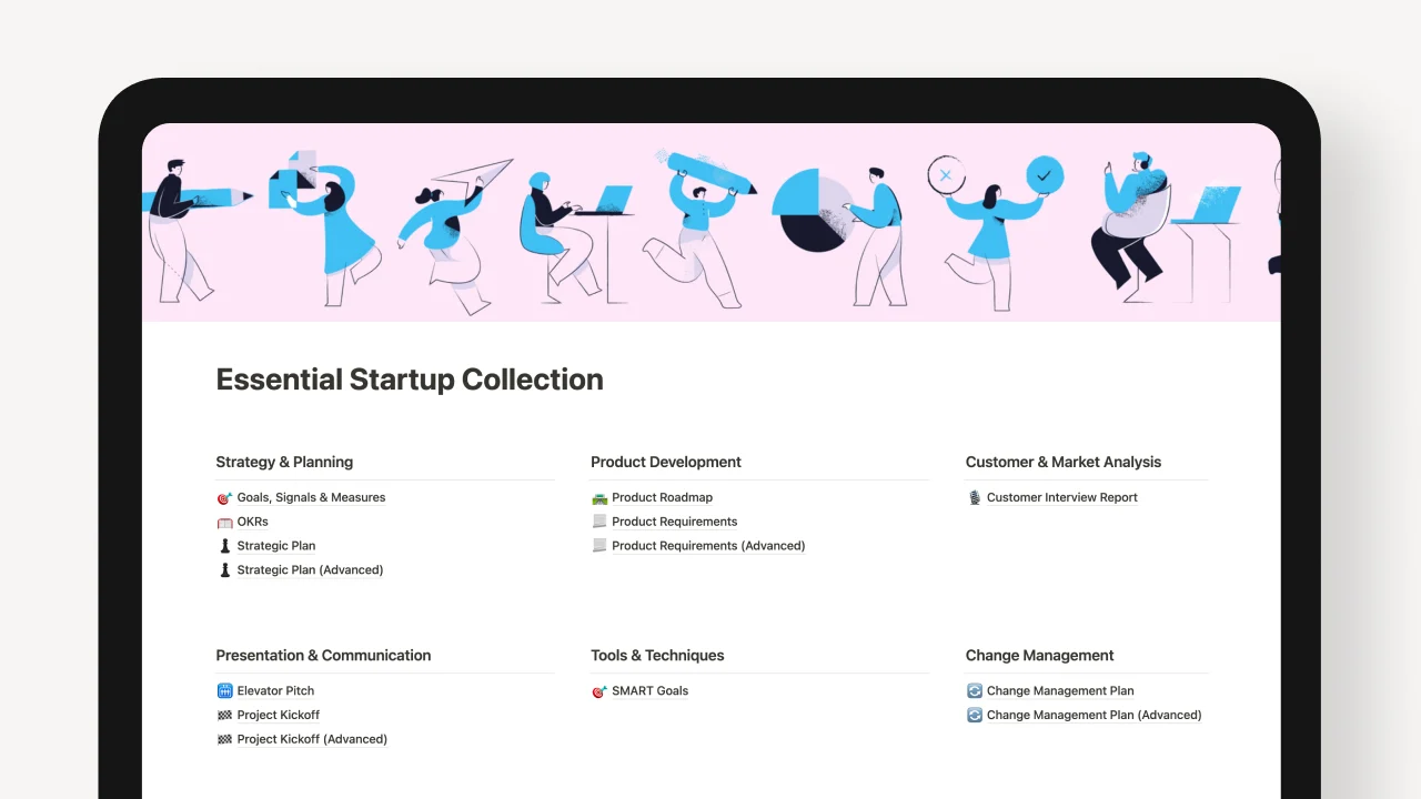 Essential Startup Collection – 19 Notion Templates - image 2