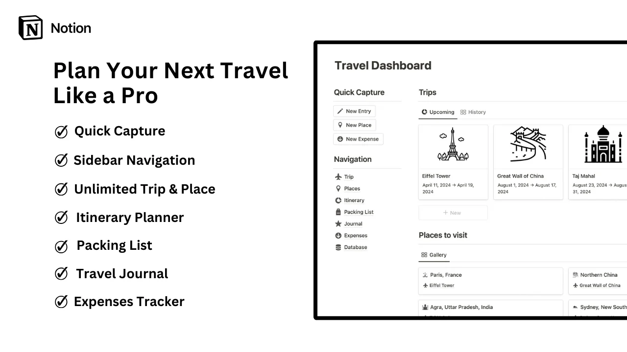 Travel Planner with notion - image 2