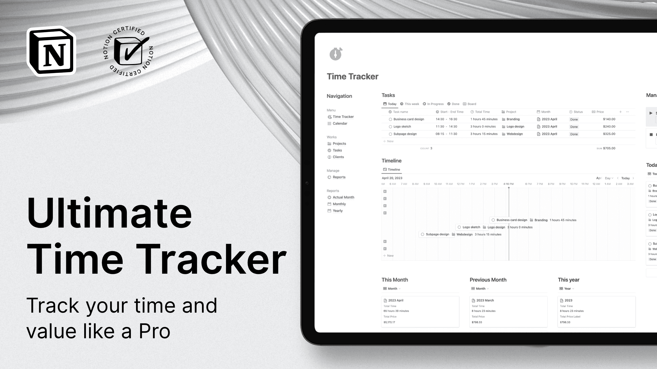 Notion Ultimate Time Tracker - image 1