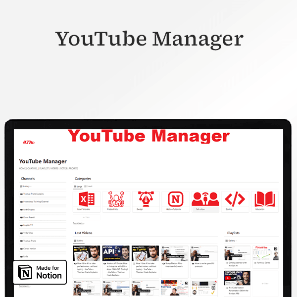 YouTube Manager