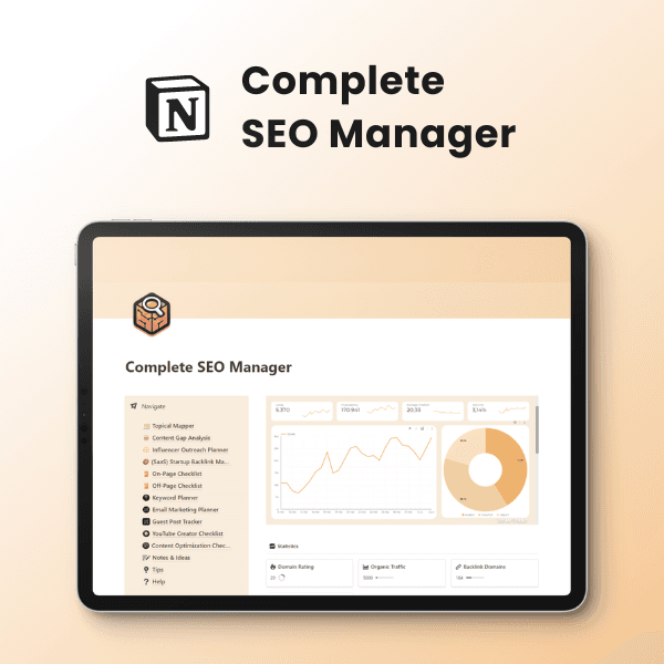 Complete SEO Manager For Notion