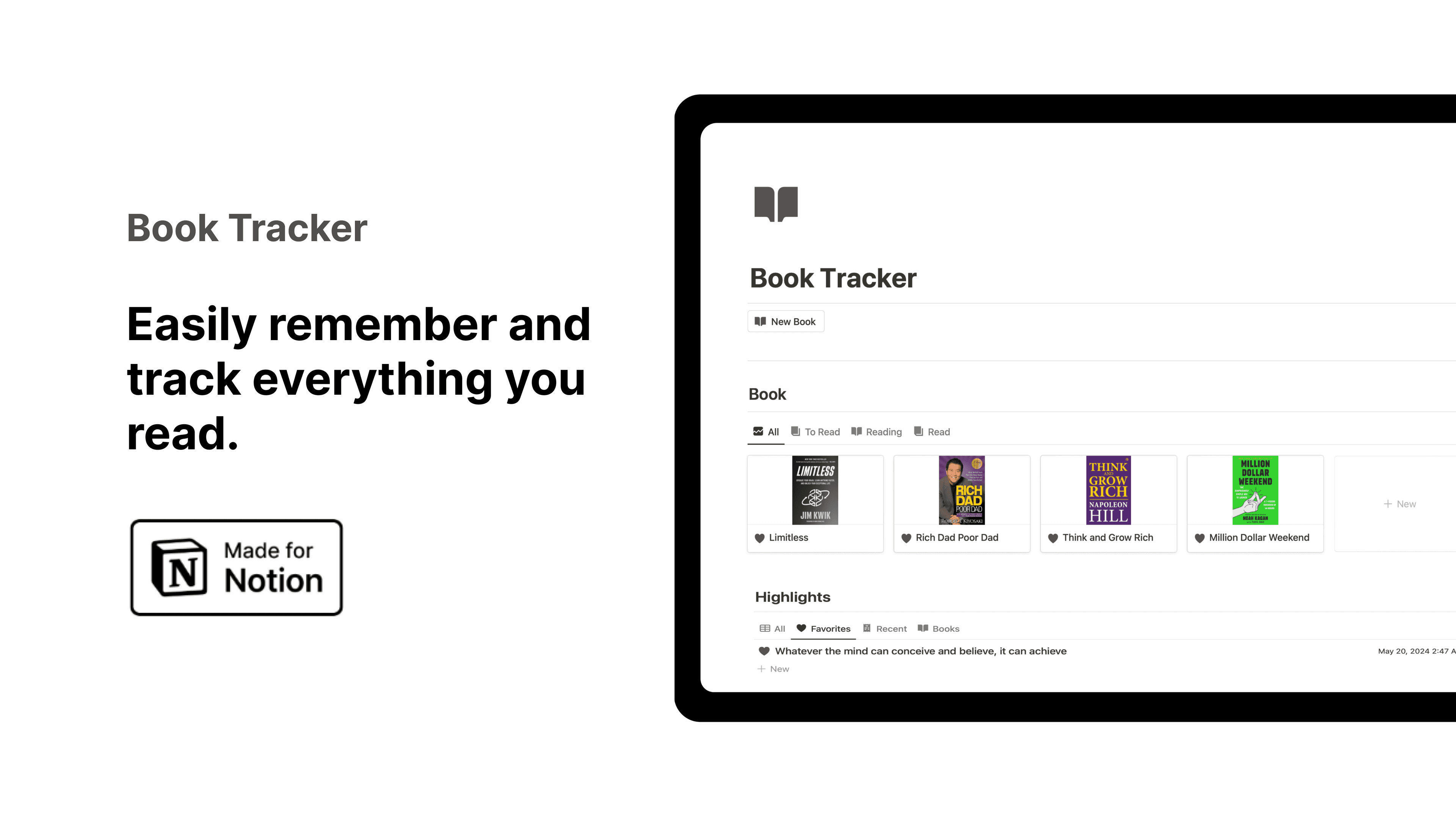 Book Tracker with Notion - image 1
