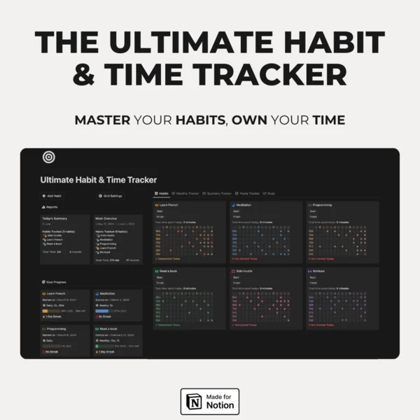 The Ultimate Habit & Time Tracker