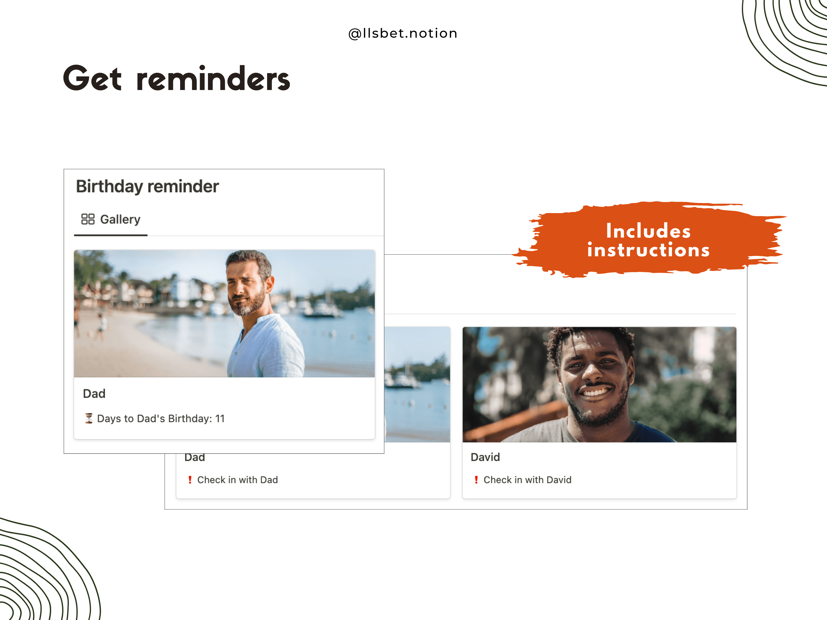 Personal Contacts - Birthday and check-ins Reminders - image 2
