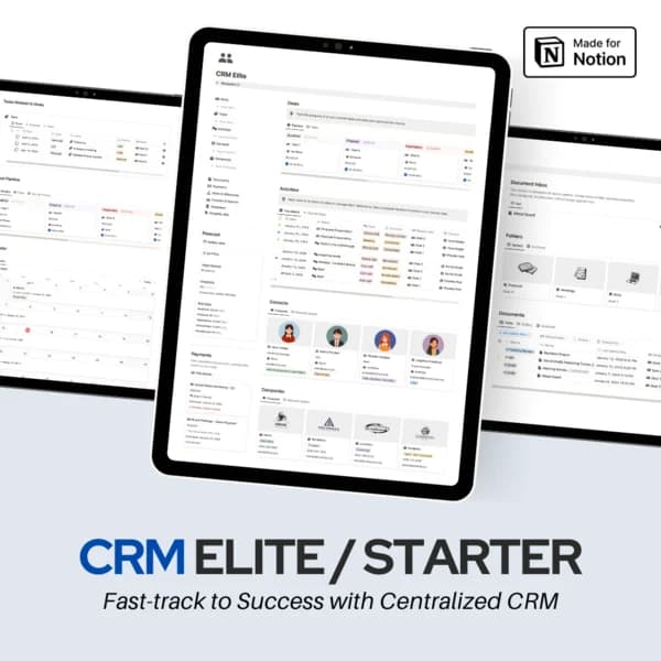 CRM Elite - Notion Template