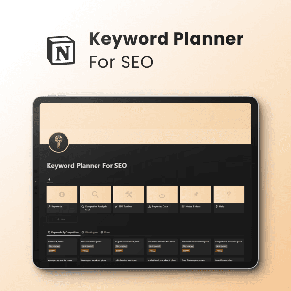 Keyword Planner For SEO