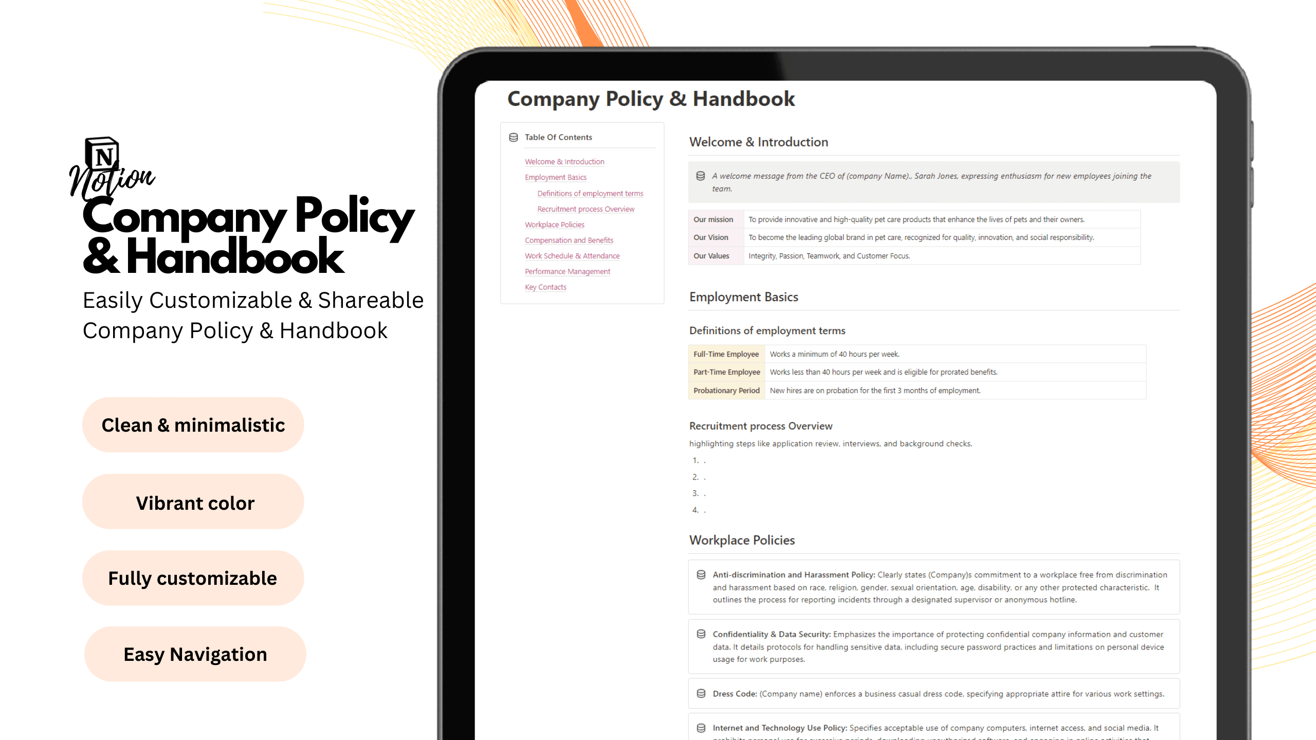 Company Policy & Handbook