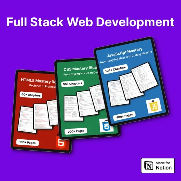 Full Stack Web Development Mastery Bundle