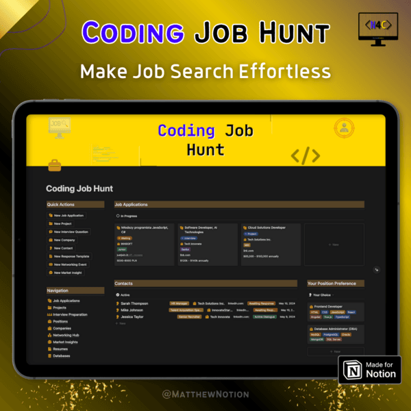 Coding Job Hunt