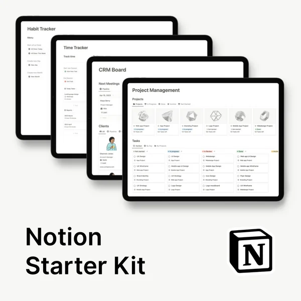 Notion Starter Kit for Free
