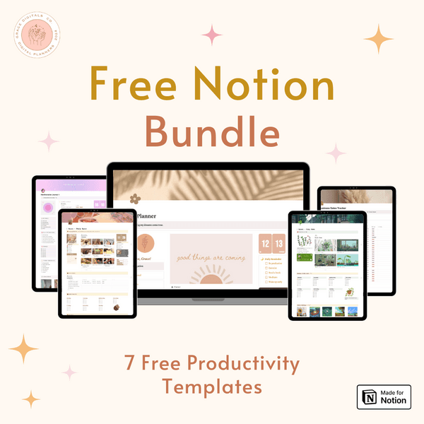 Free Aesthetic Notion Bundle