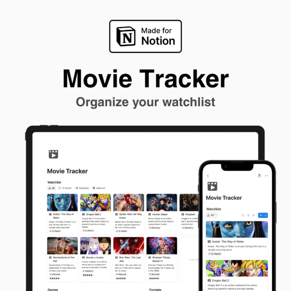 Notion Movie Tracker