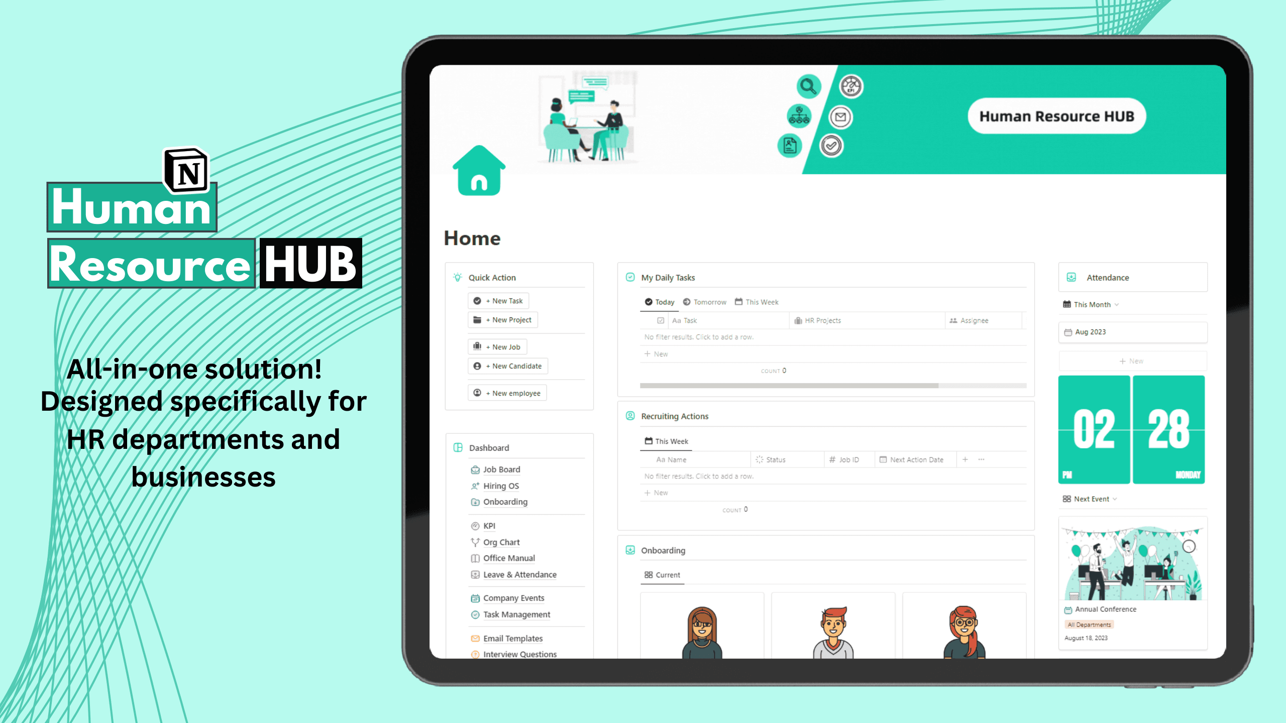 Notion Human Resource Hub - image 1