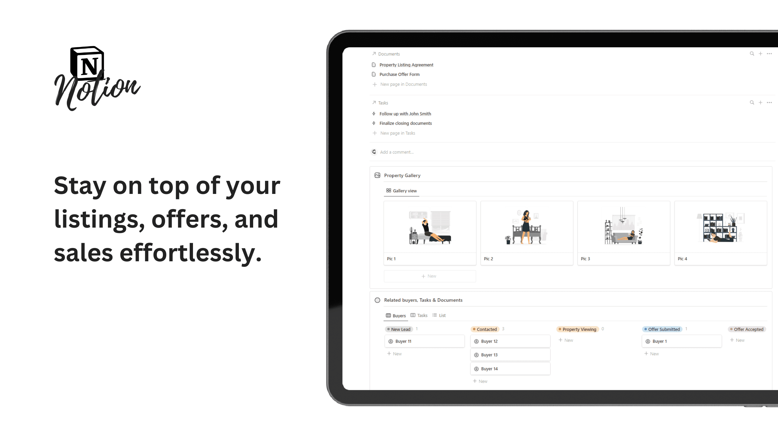 Real Estate CRM Notion Template - image 3