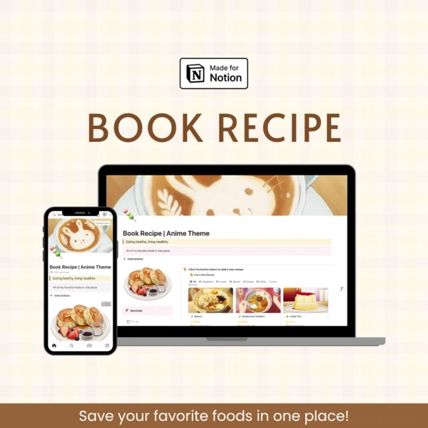 Book Recipe | Anime Theme