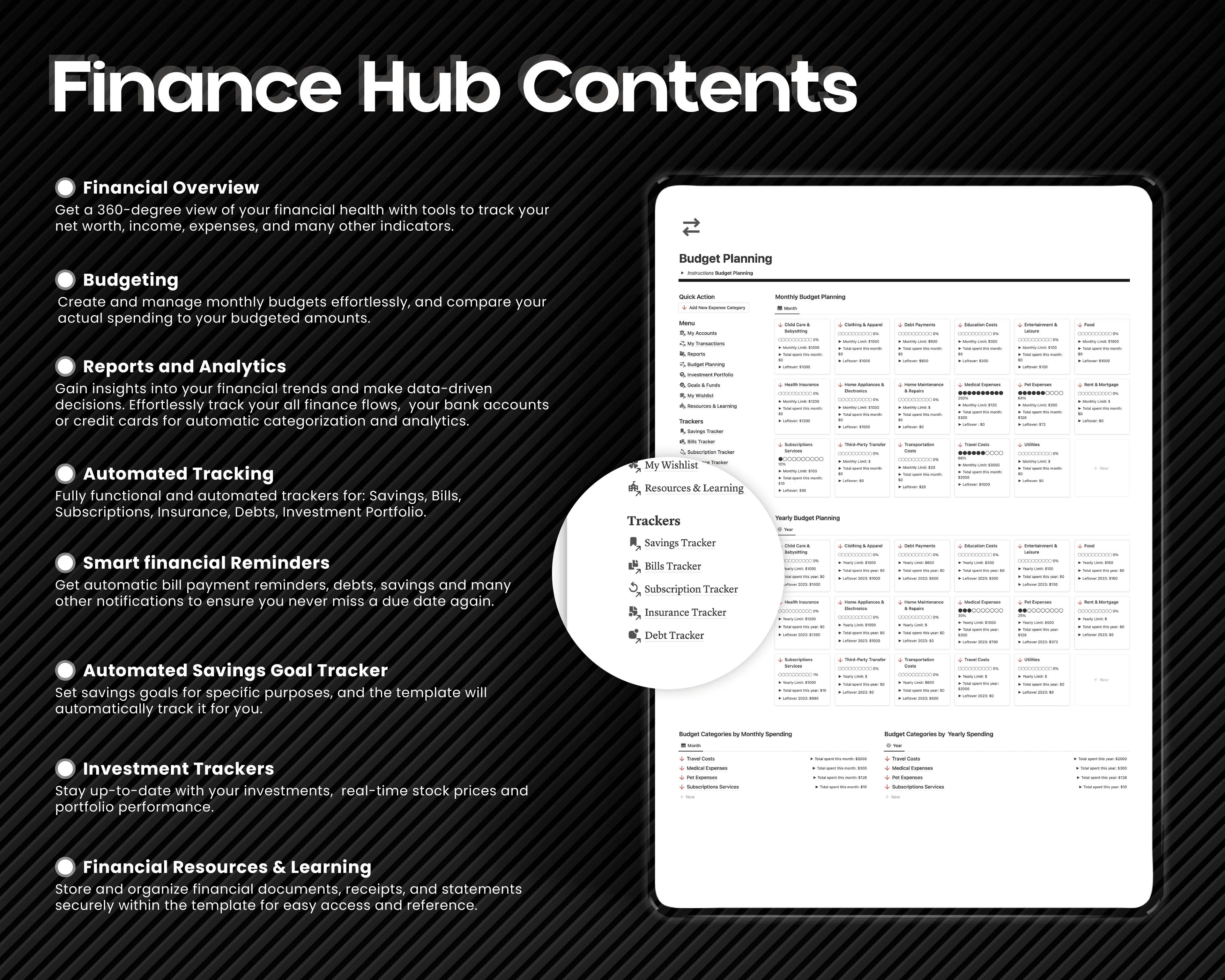 Advanced Finance Tracker Notion Template - image 2