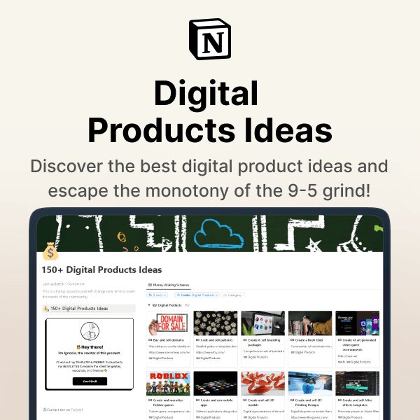 150+ Digital Products Ideas