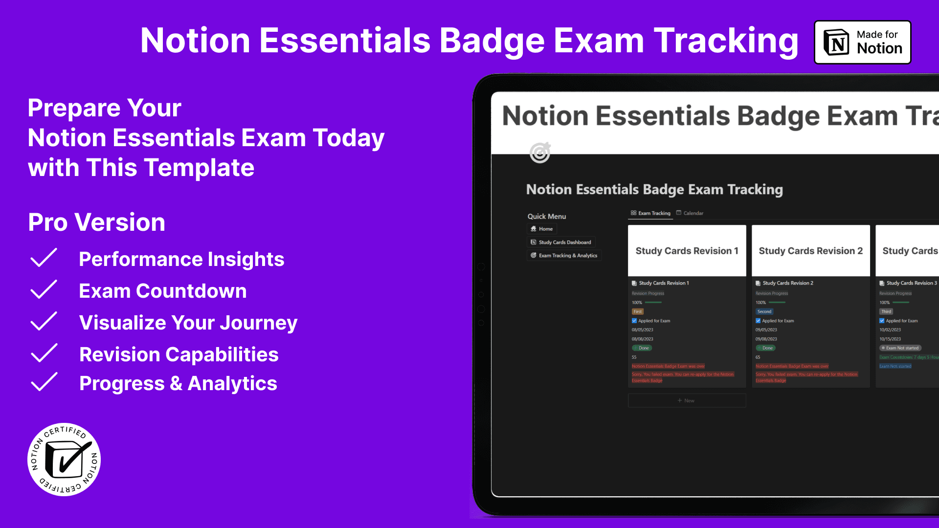 Notion Essentials Badge Study Cards Pro - image 4