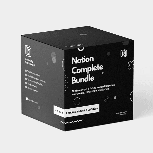 Notion Complete Bundle Templates