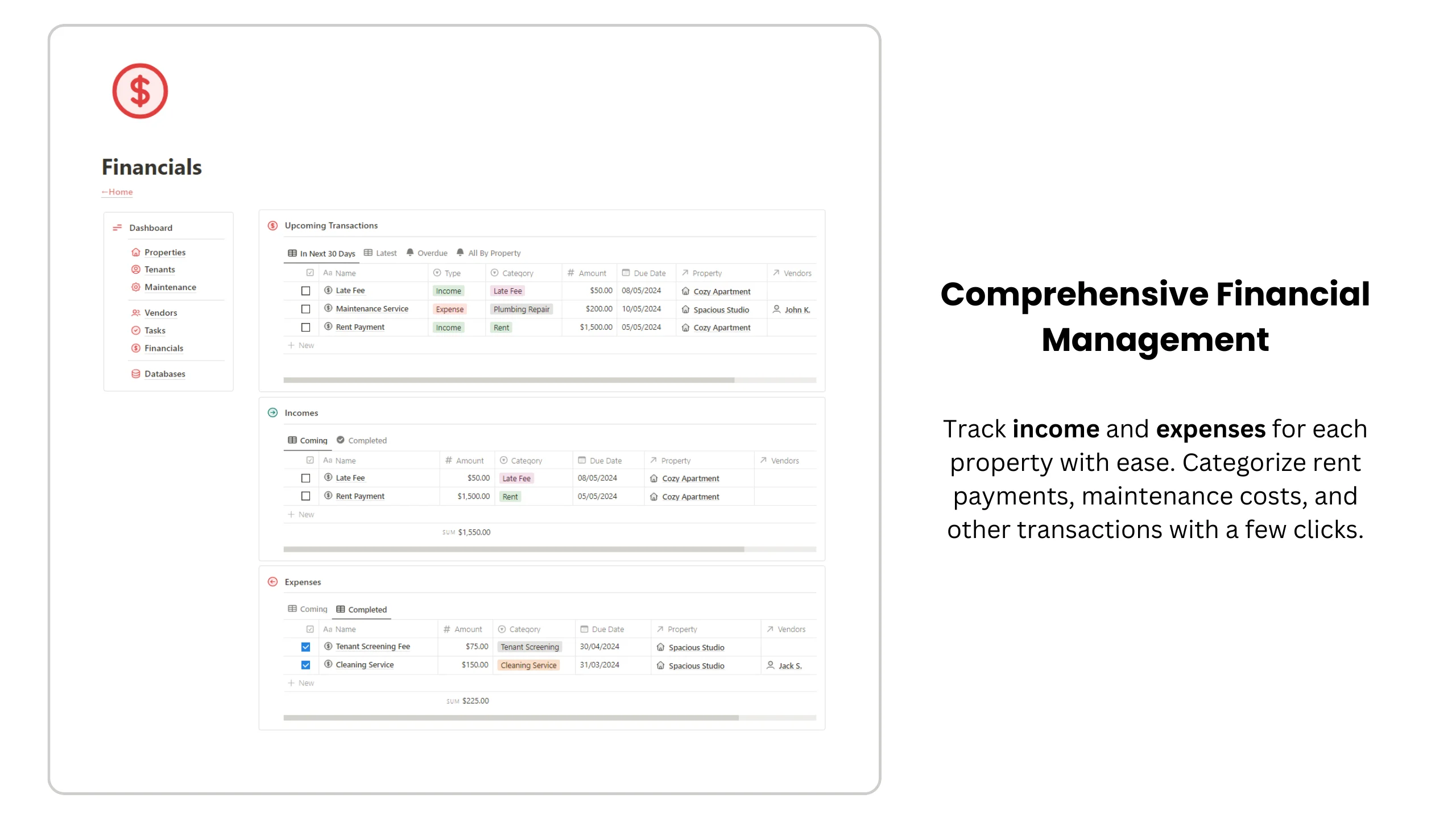 Property Management Notion Dashboard - image 4