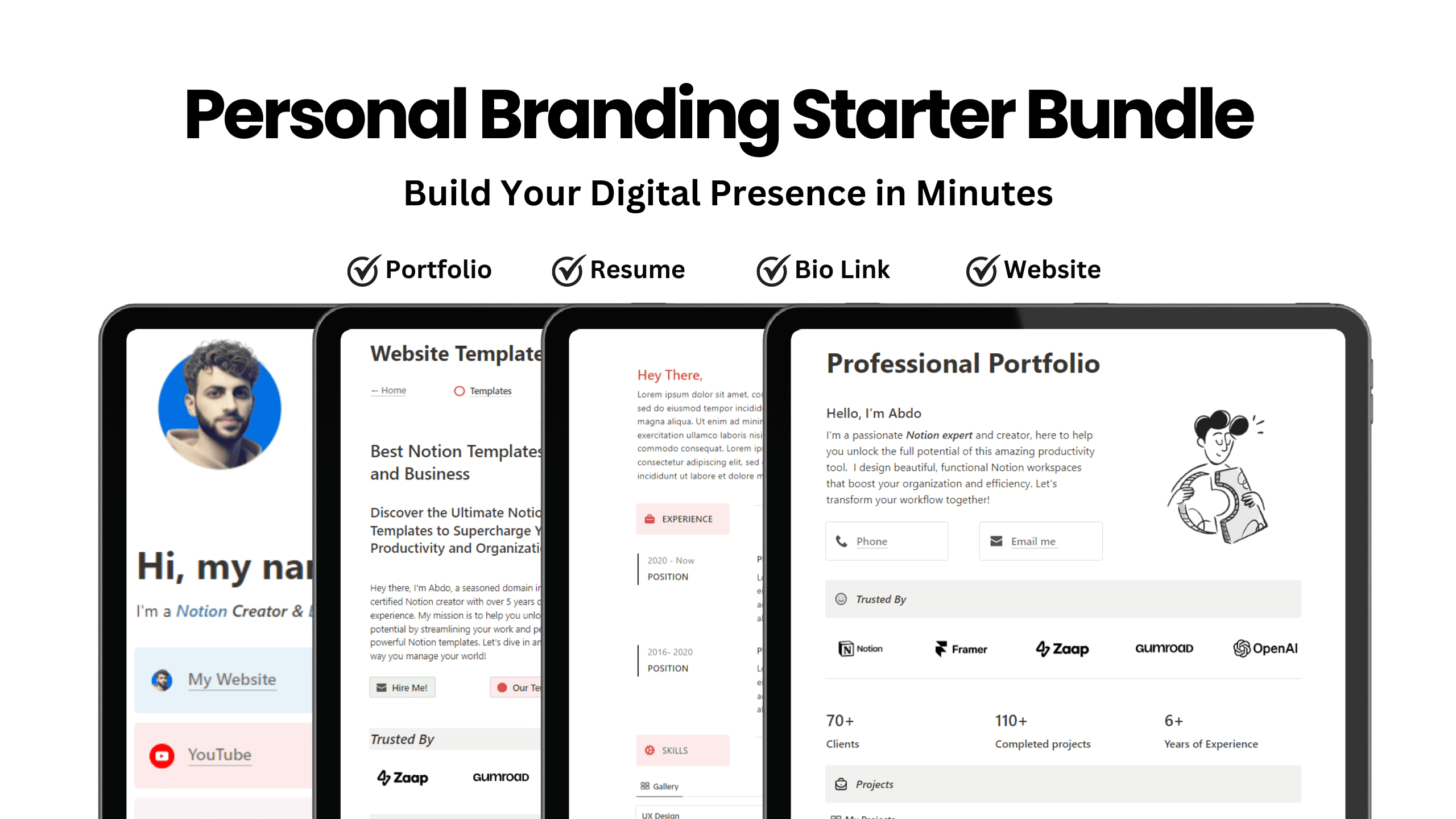 Personal Branding Starter Bundle (Notion)