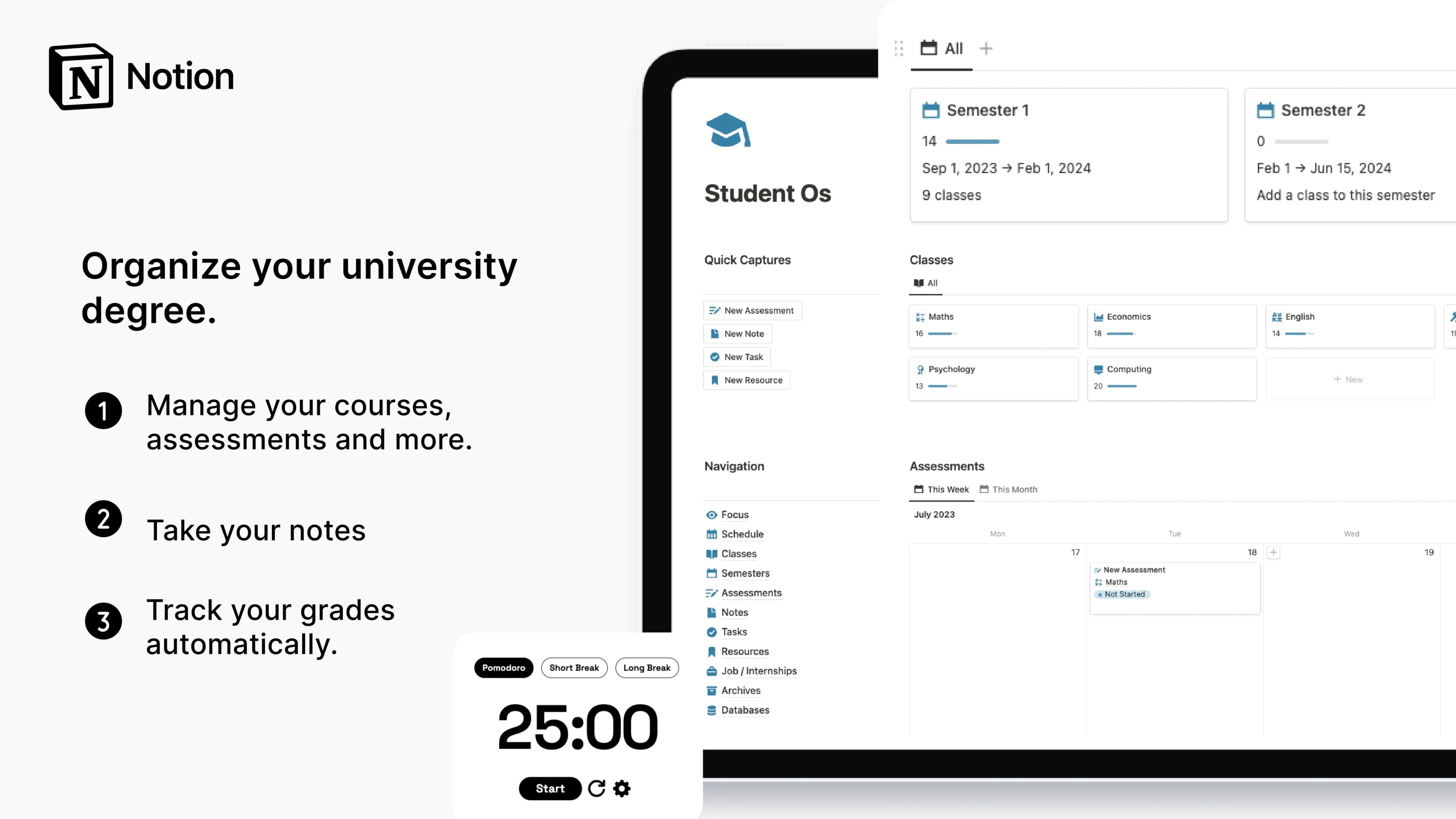 Student OS Notion Template - image 2