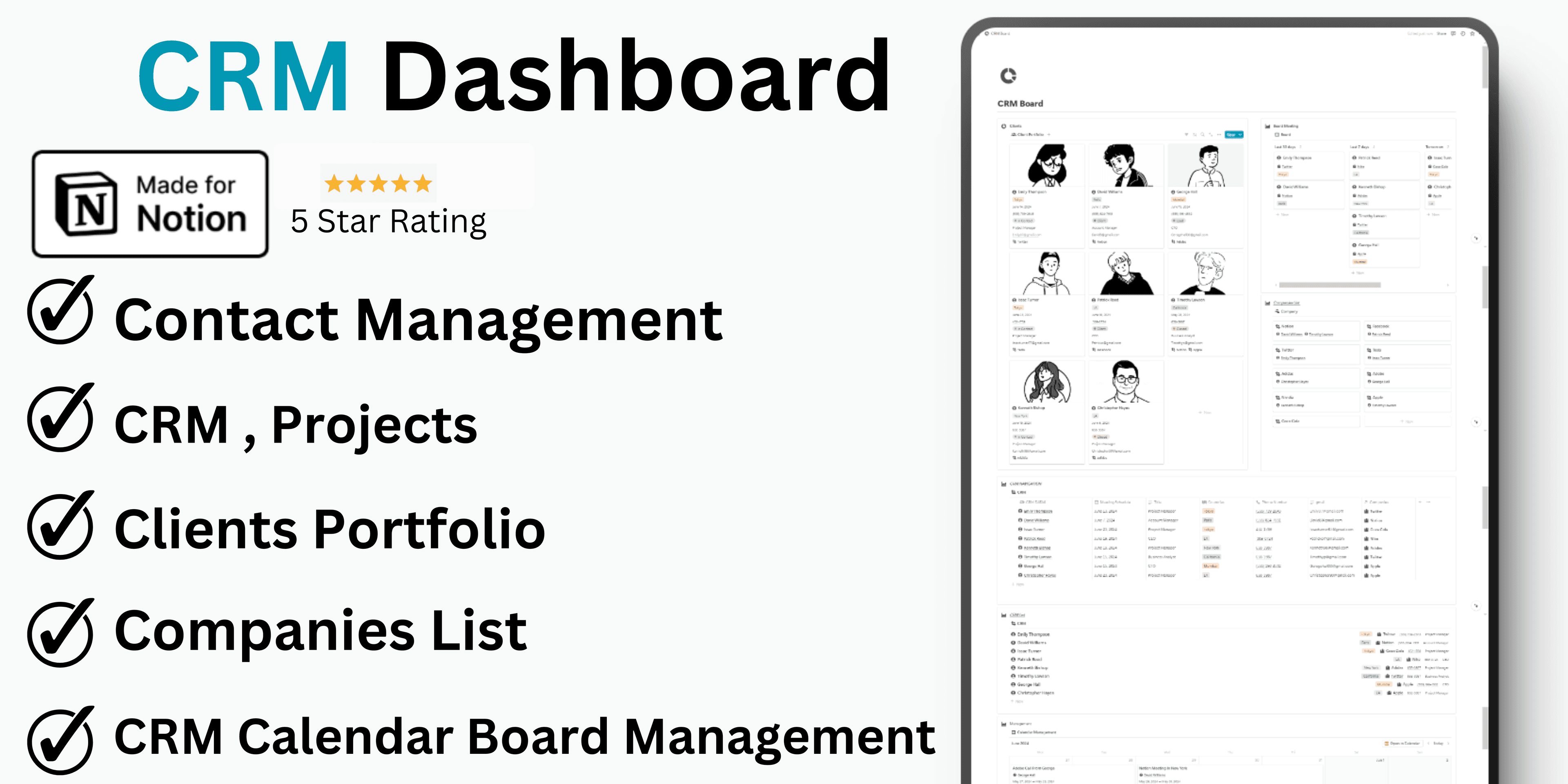 Notion CRM Board Template - image 1